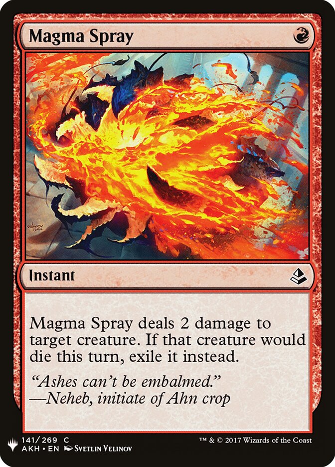 Magma Spray (AKH-141) - The List (PLST)