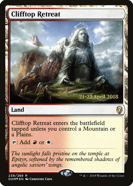 Clifftop Retreat (239s) - Dominaria Promos (PDOM)