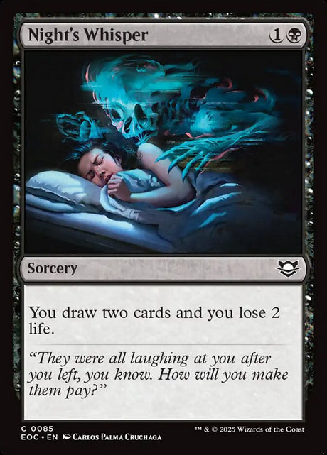 Night's Whisper (85) - Edge of Eternities Commander (EOC)