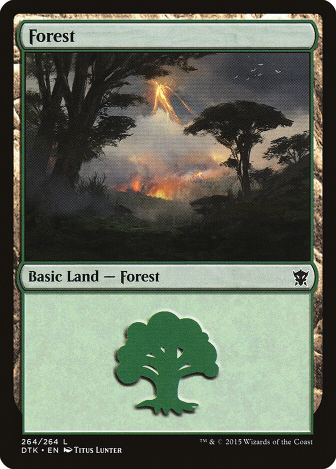 Forest (264) - Dragons of Tarkir (DTK)