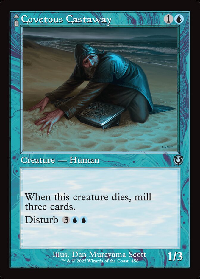 Covetous Castaway // Ghostly Castigator - [Foil, Retro Frame] Innistrad Remastered (INR)