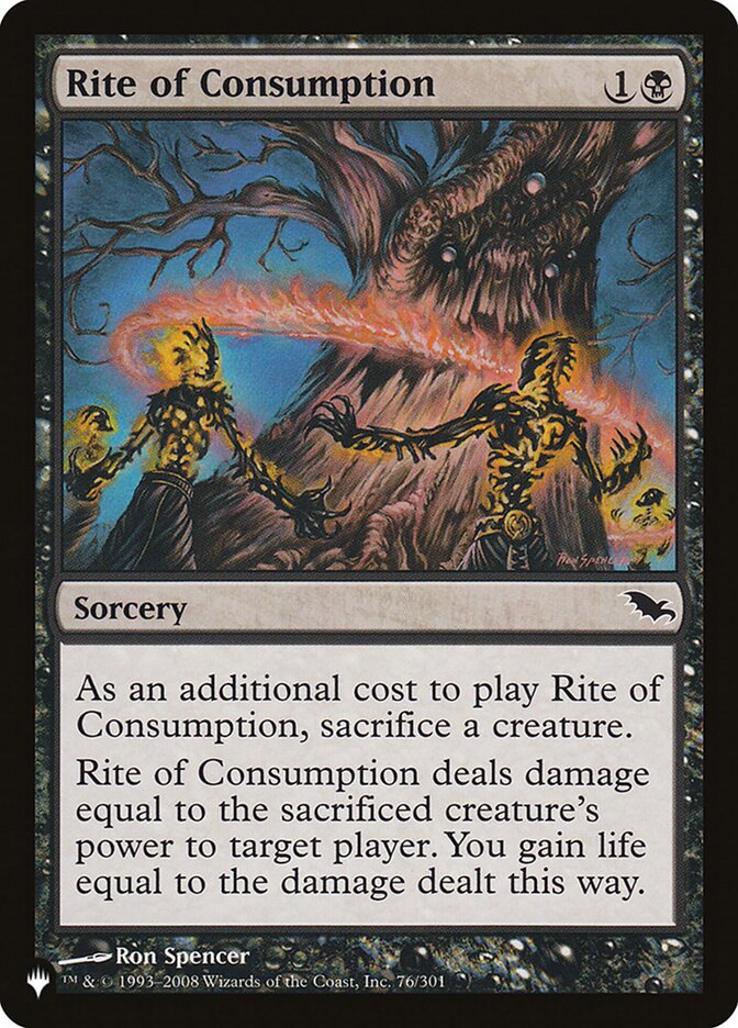 Rite of Consumption (SHM-76) - The List (PLST)