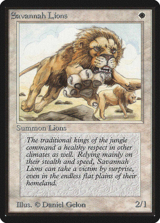 Savannah Lions (39) - Limited Edition Beta (LEB)