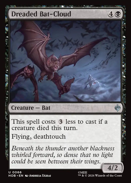 Dreaded Bat-Cloud (66) - The Hobbit (HOB)