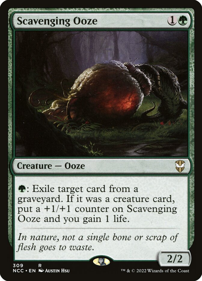 Scavenging Ooze (309) - New Capenna Commander (NCC)