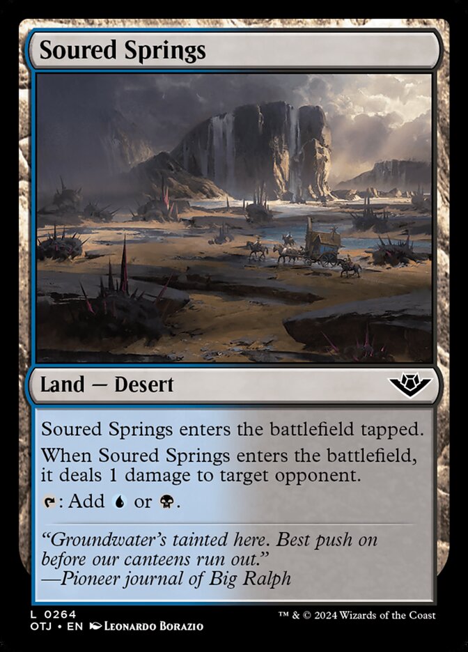 Soured Springs - [Foil] Outlaws of Thunder Junction (OTJ)