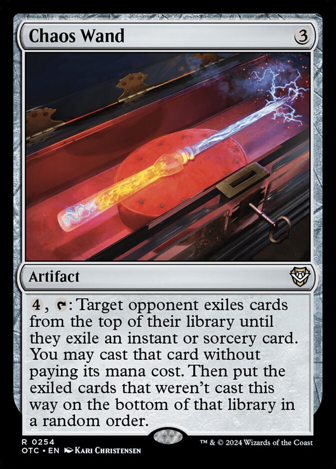 Chaos Wand (254) - Outlaws of Thunder Junction Commander (OTC)