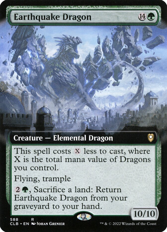 Earthquake Dragon (588) - Commander Legends: Battle for Baldur's Gate (CLB)