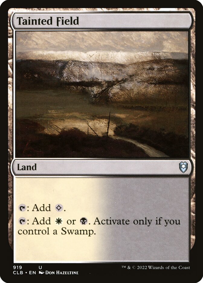 Tainted Field (919) - Commander Legends: Battle for Baldur's Gate (CLB)