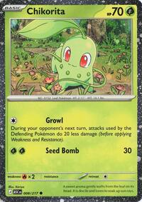 Chikorita (Cosmos Holo) (8) - Miscellaneous Cards & Products (MCAP)