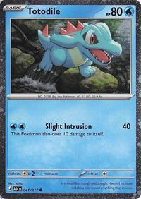 Totodile (Cosmos Holo) (41) - Miscellaneous Cards & Products (MCAP)