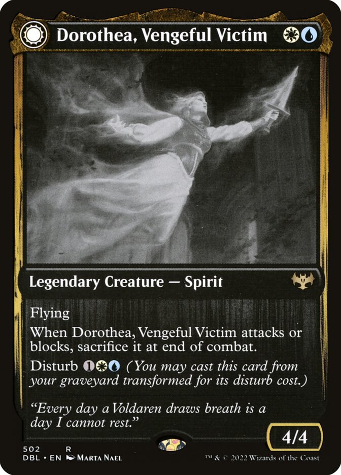 Dorothea, Vengeful Victim // Dorothea's Retribution - Innistrad: Double Feature (DBL)