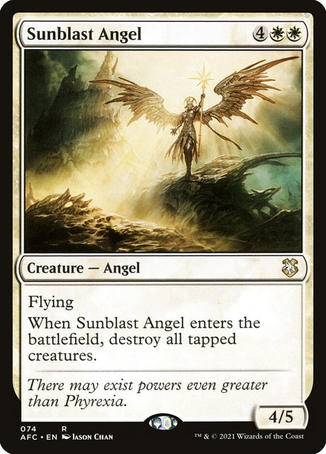 Sunblast Angel (74) - Forgotten Realms Commander (AFC)
