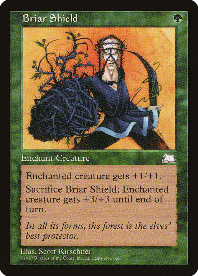 Briar Shield (121) - Weatherlight (WTH)