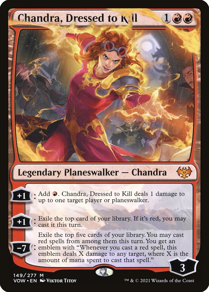 Chandra, Dressed to Kill (149) - Innistrad: Crimson Vow (VOW)