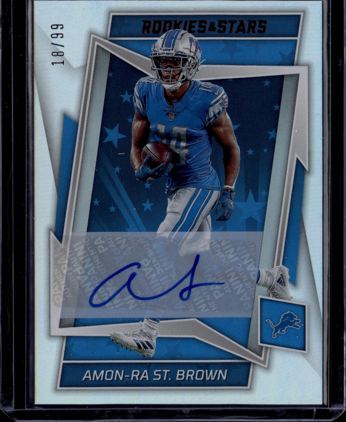 2022 Panini Rookies & Stars #35 Amon-Ra St. Brown Signatures