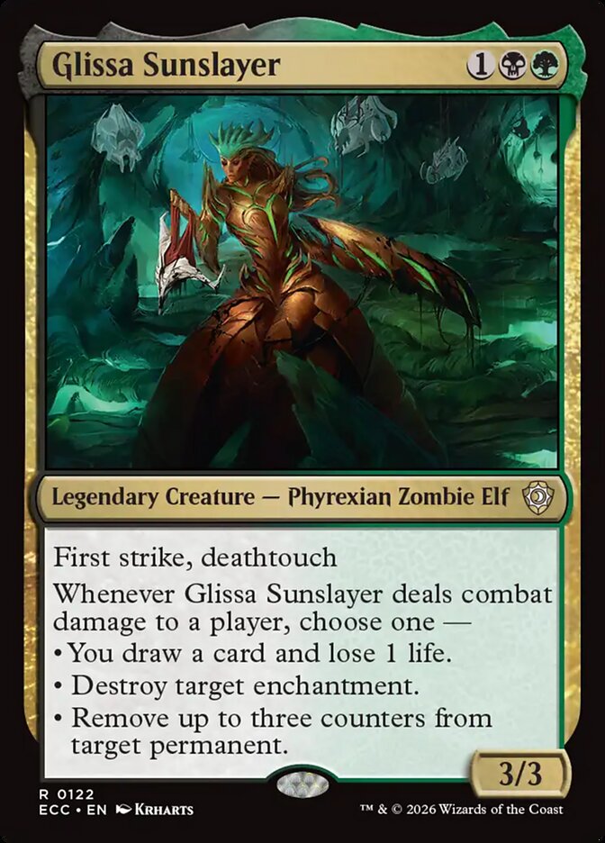 Glissa Sunslayer (122) - Lorwyn Eclipsed Commander (ECC)