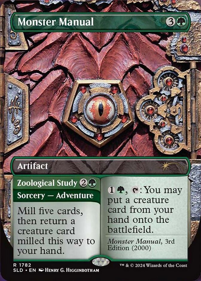 Monster Manual // Zoological Study (1782) - Secret Lair Drop (SLD)