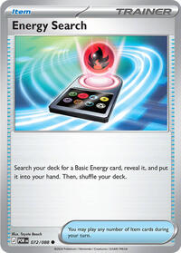 Energy Search (72) - ME03: Perfect Order (POR)