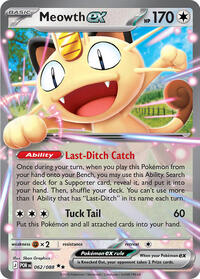 Meowth ex (62) - ME03: Perfect Order (POR)