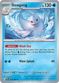 Dewgong (19) - ME03: Perfect Order (POR)