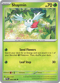 Shaymin (3) - ME03: Perfect Order (POR)