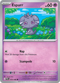 Espurr (33) - ME03: Perfect Order (POR)