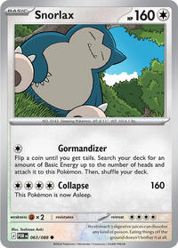 Snorlax (63) - ME03: Perfect Order (POR)