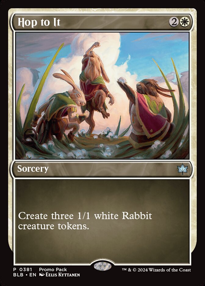 Hop to It - [Foil, Promo] Bloomburrow (BLB)