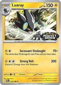 Luxray (Perfect Order Stamped) (28) - Miscellaneous Cards & Products (MCAP)