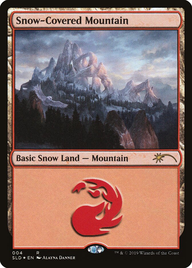 Snow-Covered Mountain (4) - Secret Lair Drop (SLD)