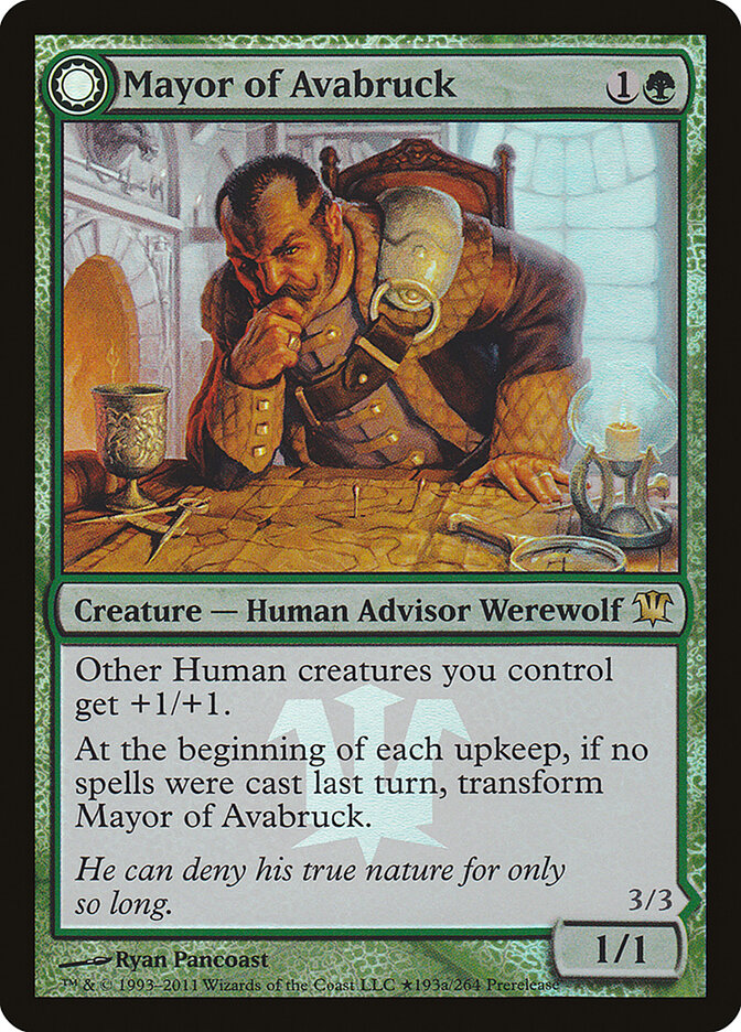 Mayor of Avabruck // Howlpack Alpha (193★) - Innistrad Promos (PISD)