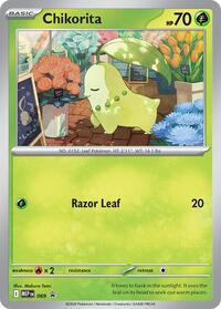 Chikorita Cosmos Holo (69) - ME: Mega Evolution Promo (MEP)