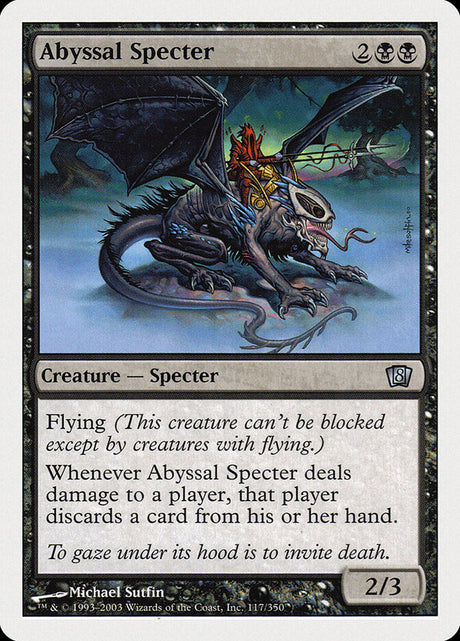 Abyssal Specter (117) - Eighth Edition (8ED)
