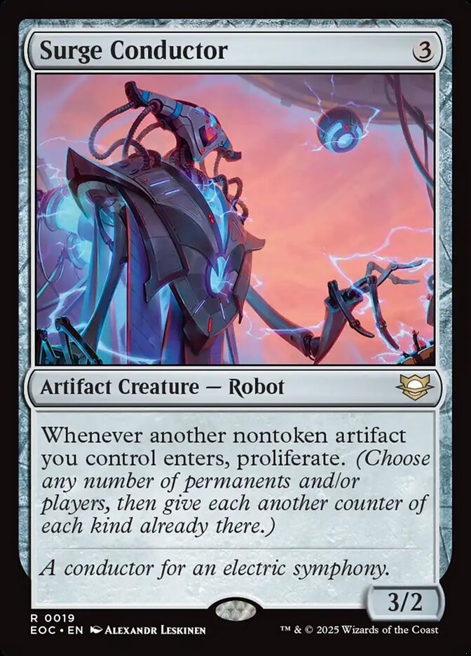 Surge Conductor (19) - Edge of Eternities Commander (EOC)