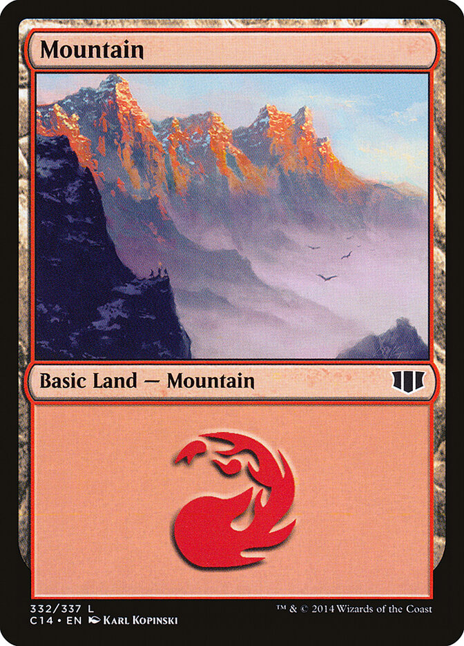 Mountain (332) - Commander 2014 (C14)