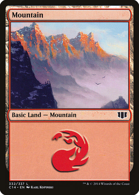 Mountain (332) - Commander 2014 (C14)