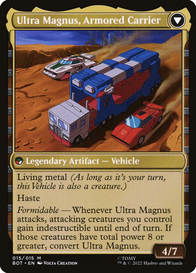 Ultra Magnus, Tactician // Ultra Magnus, Armored Carrier (15) - Transformers (BOT)