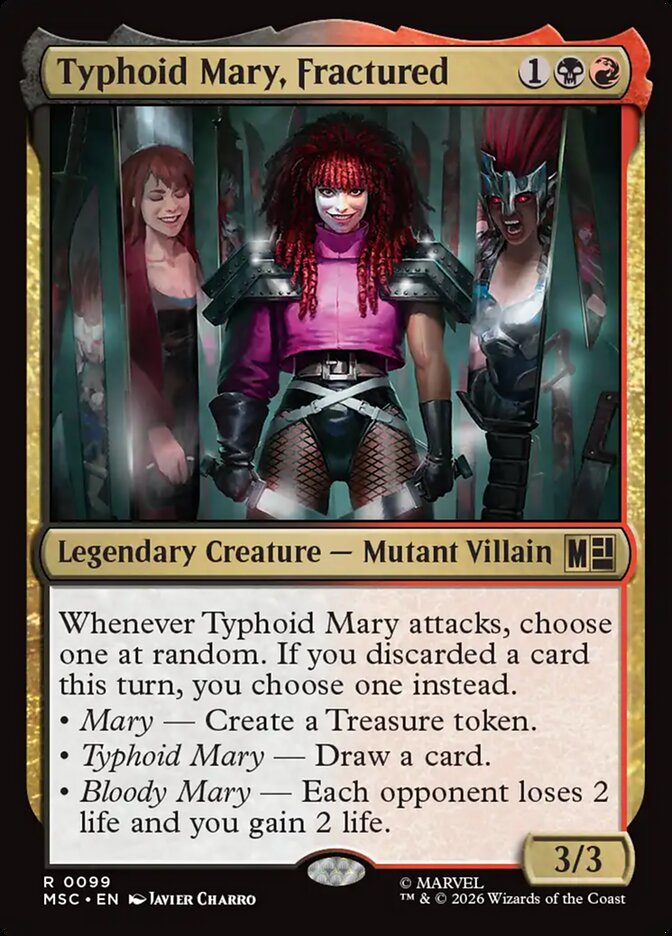 Typhoid Mary, Fractured (99) - Marvel Super Heroes Commander (MSC)