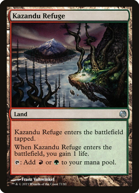 Kazandu Refuge (71) - Duel Decks: Heroes vs. Monsters (DDL)