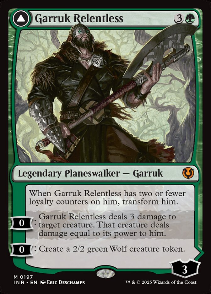 Garruk Relentless // Garruk, the Veil-Cursed - Innistrad Remastered (INR)