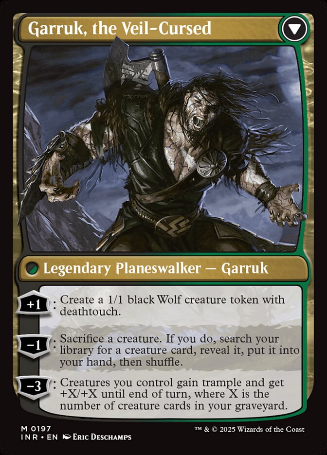 Garruk Relentless // Garruk, the Veil-Cursed (197) - Innistrad Remastered (INR)