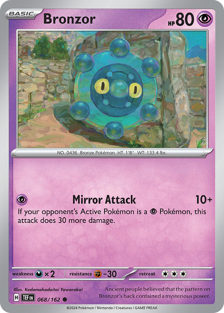 Bronzor (68/162) - [Reverse Holo] Temporal Forces (TEF)