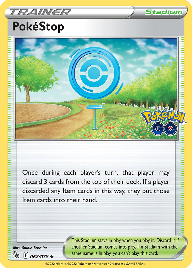 PokeStop (68/78) - [Reverse Holo] Pokemon GO (PGO)