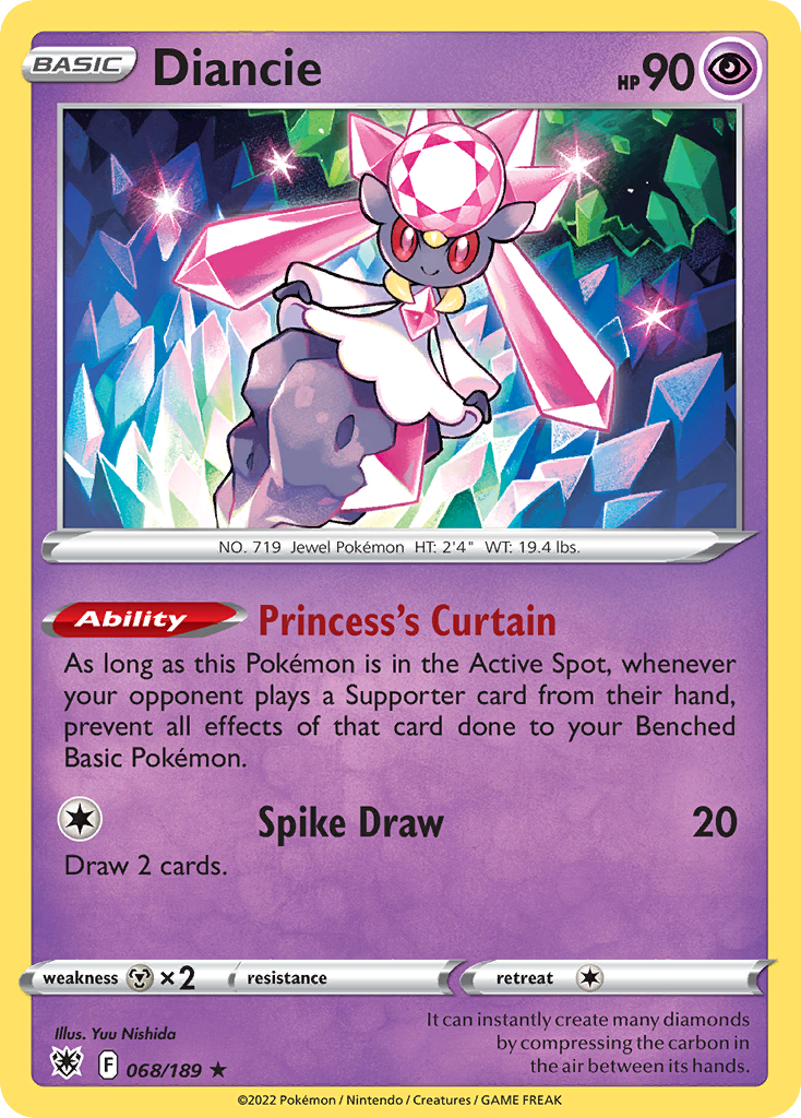 Diancie (68/189) - [Holo Foil] Astral Radiance (ASR)