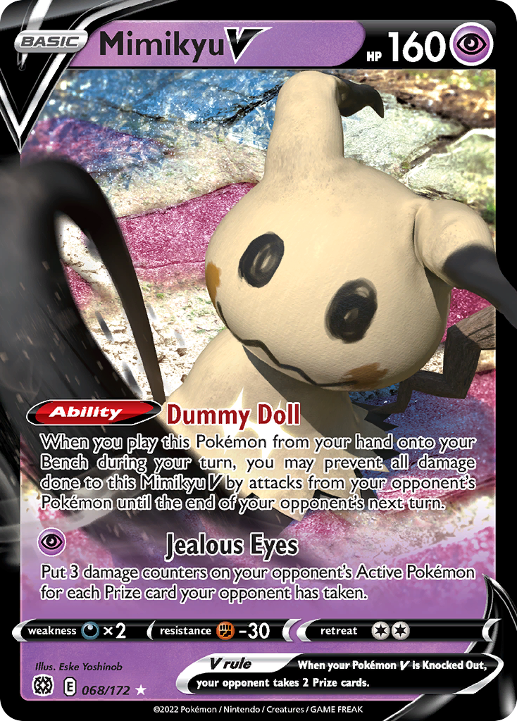 Mimikyu V (68/172) - [Holo Foil] Brilliant Stars (BRS)