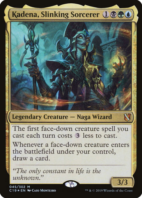Kadena, Slinking Sorcerer (45) - Commander 2019 (C19)