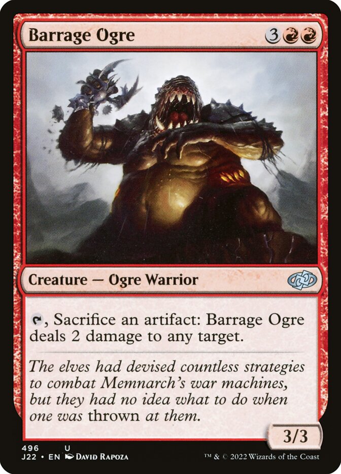 Barrage Ogre (496) - Jumpstart 2022 (J22)