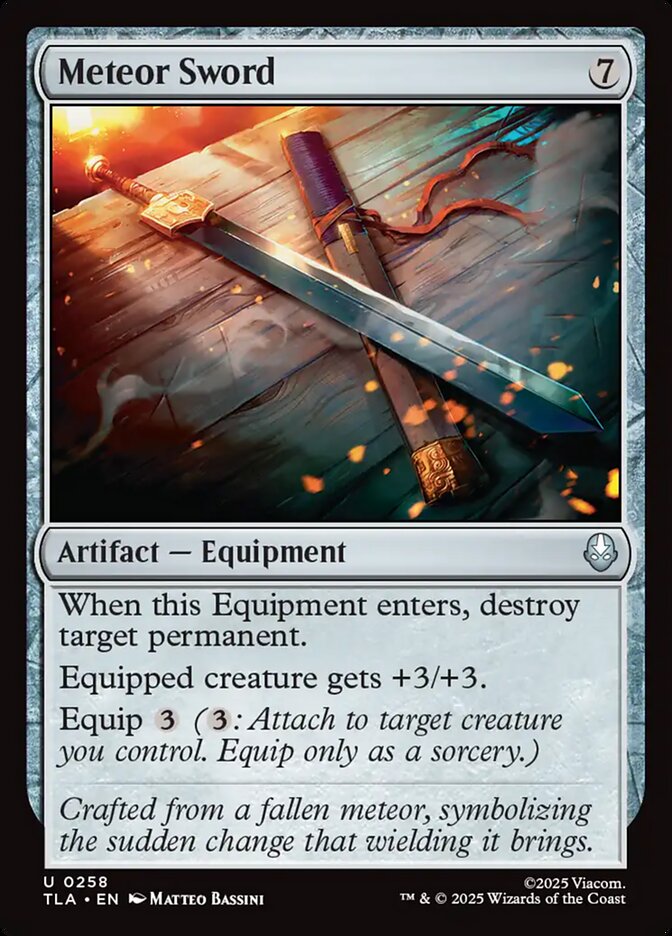 Meteor Sword (258) - Avatar: The Last Airbender (TLA)