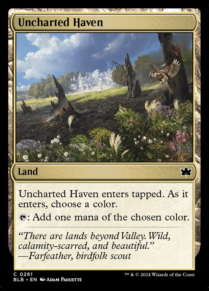 Uncharted Haven - [Foil] Bloomburrow (BLB)